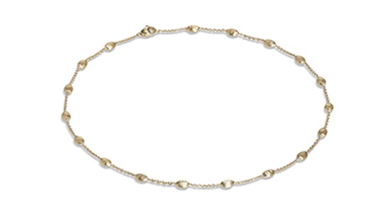 a gold station choker from Marco Bicego.