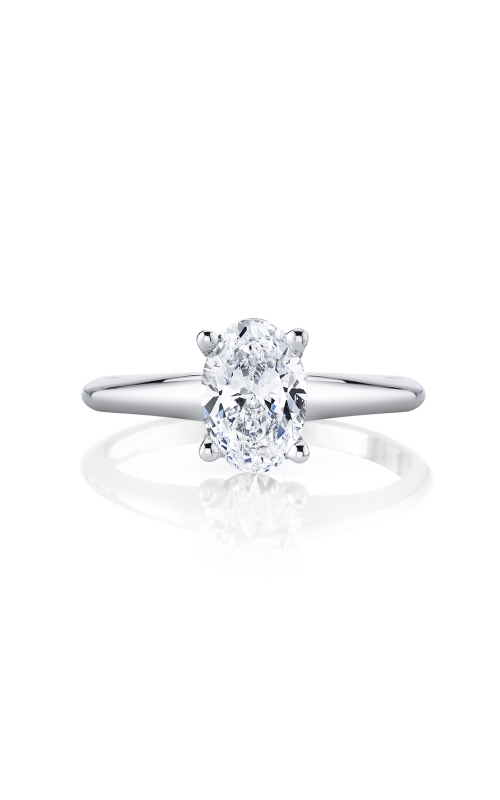 14KW Oval Cut Solitaire