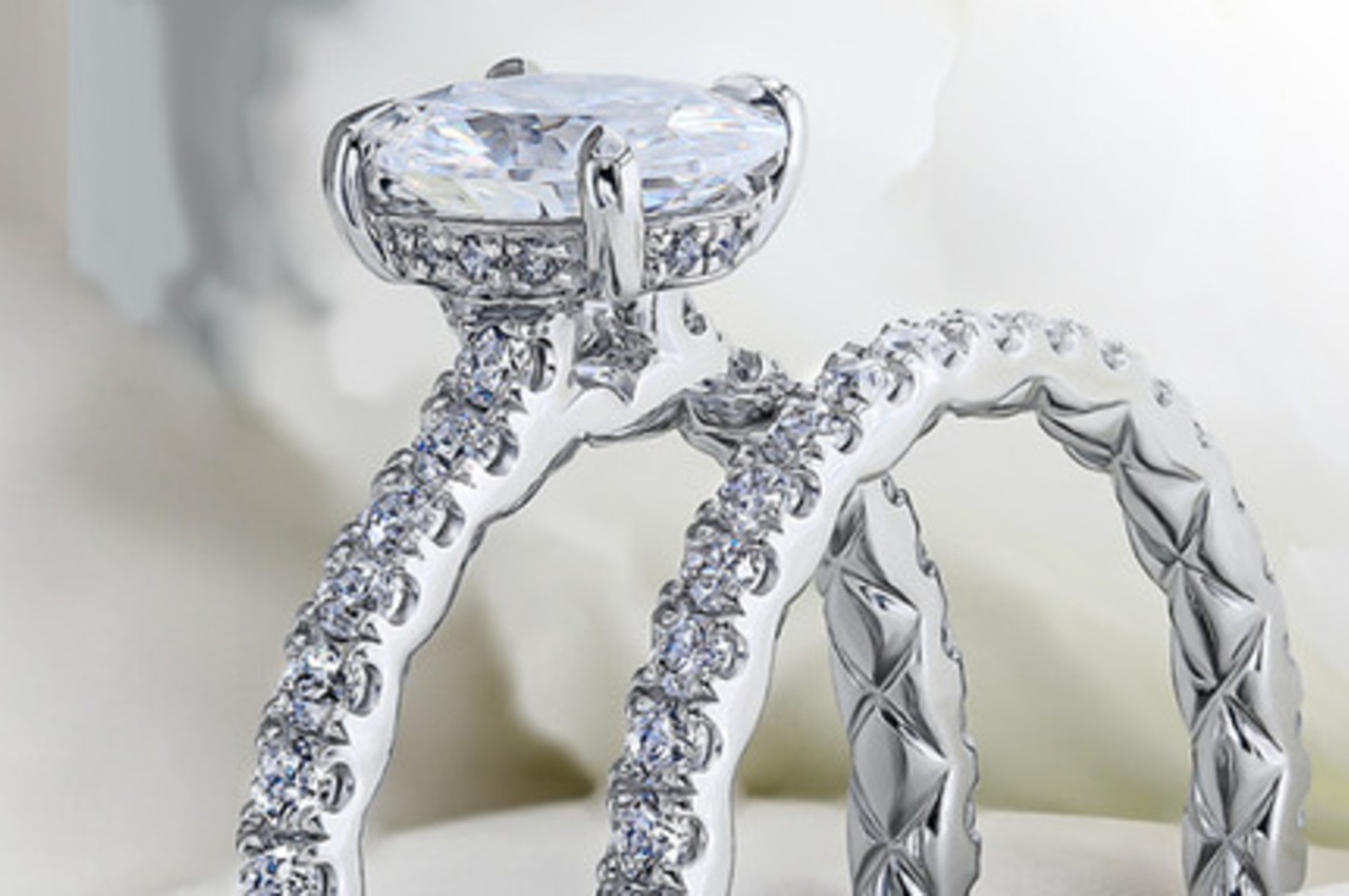 a.jaffe engagement ring and wedding band